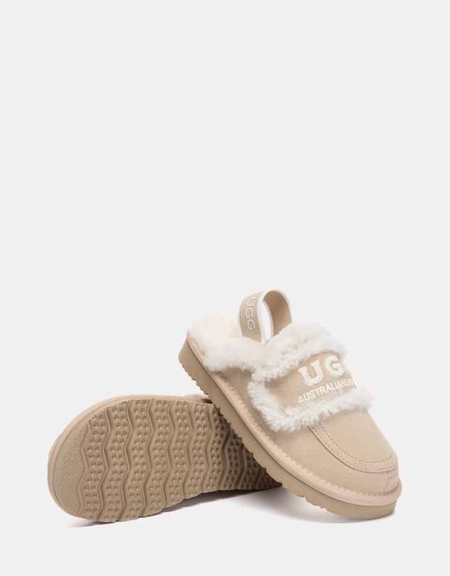 EVERAU - Australian Shepherd Ugg Rilee Kids Cow Suede Upper House Shoes