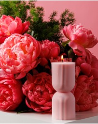 XRJ Celebrations - Spice Midi Candle Pastel Pink