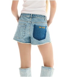 THE TALES - The Tales Panelled Denim Short