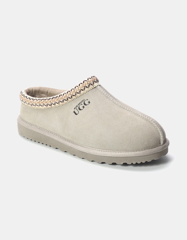 AusWooli Ugg Boots - Croydon Sheepskin Ankle Braid Slippers