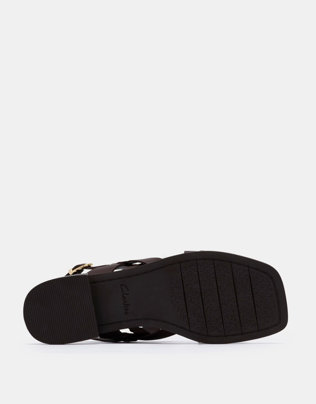 Clarks - Ariany Strap Dark Brown