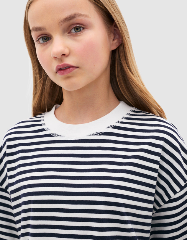 Seed Heritage - Stripe Boxy Tee - Teen