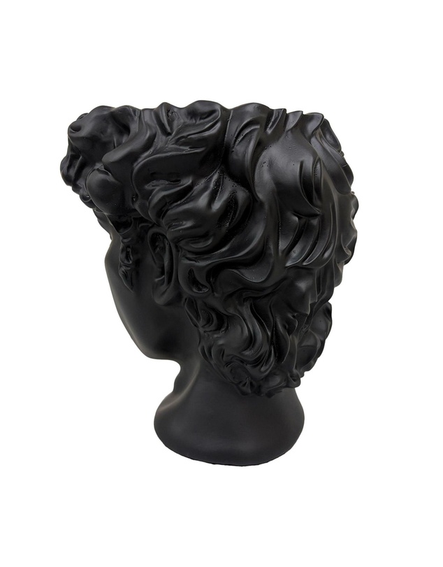 Urban Attitude - Urban Attitude David Head Planter - Matte Black