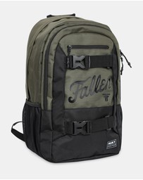 Fallen Footwear - Fallen Footwear Fury Board Nylon Ripstop Backpack 24L Unisex - Olive / Black