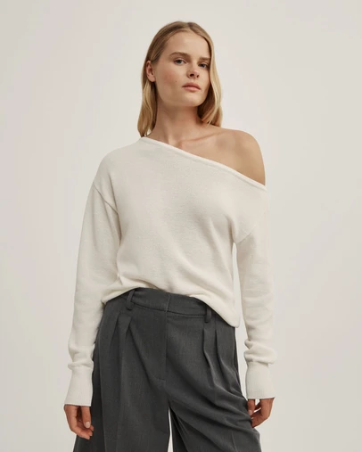 Witchery - Asymmetric Long-sleeve Knit