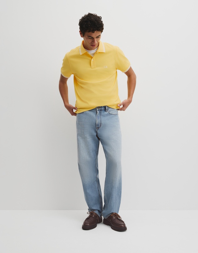 Country Road - Australian Cotton Cr Logo Pique Polo
