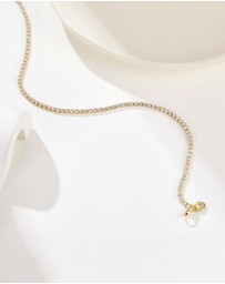 Mestige - Faye Tennis Choker - 18K Gold Plated