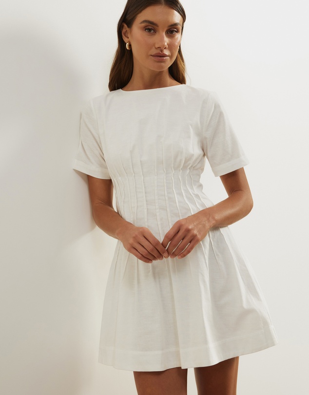 Atmos&Here - Maya Pleat Mini Dress