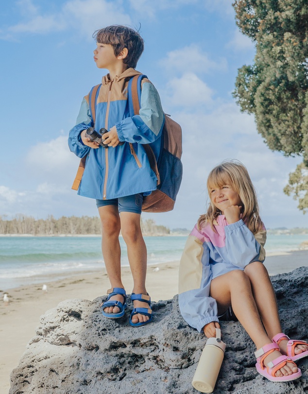 Crywolf - PACKABLE JACKET Ocean Colourblock
