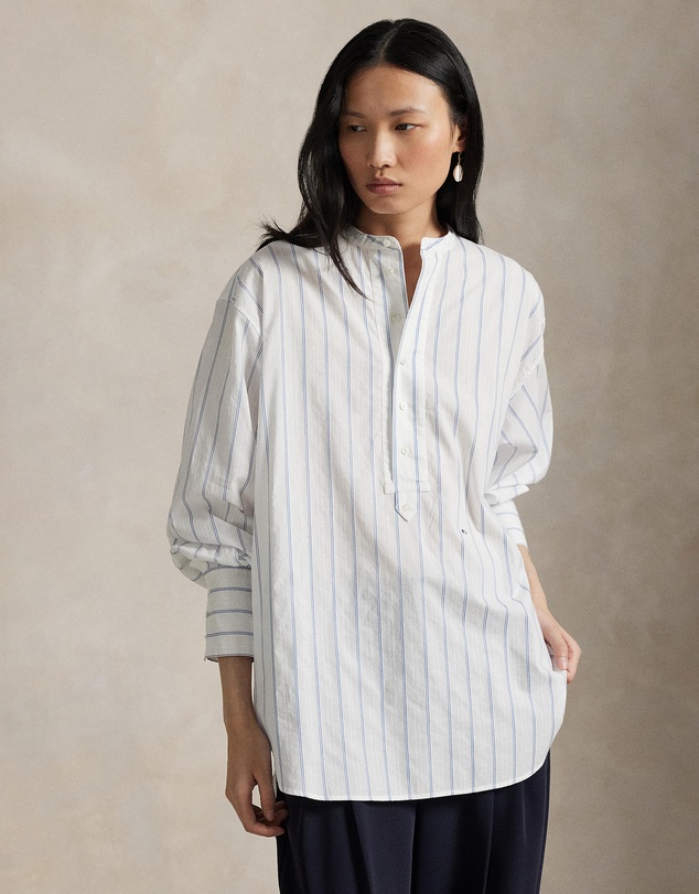 Polo Ralph Lauren - Striped Cotton Dobby Top