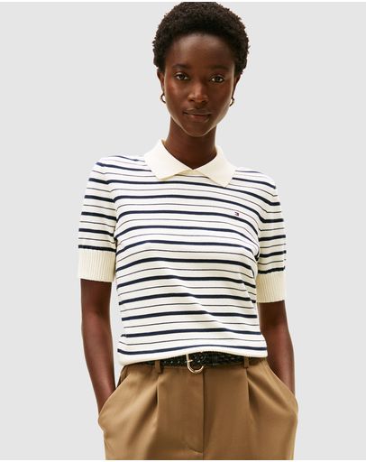 Calico & Dark Night Navy Multi Stripe