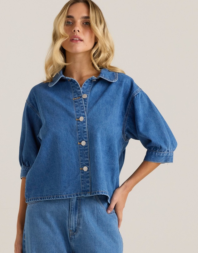 Sass - Perri Denim Blouse