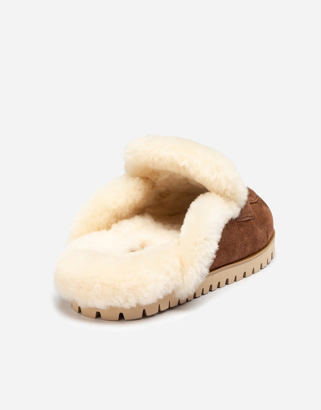 Ozwear Connection Uggs - Ugg Priya Knit Logo Shearling Slipper