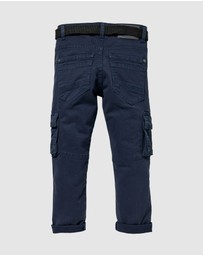 Quapi - Koen Cargo Pants with Belt - Kids-Teens