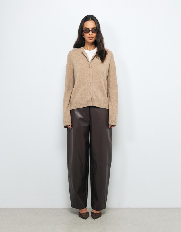 AERE - Isla Merino Wool Relaxed Cardigan