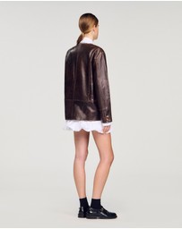 Sandro - Jerem Leather Jacket