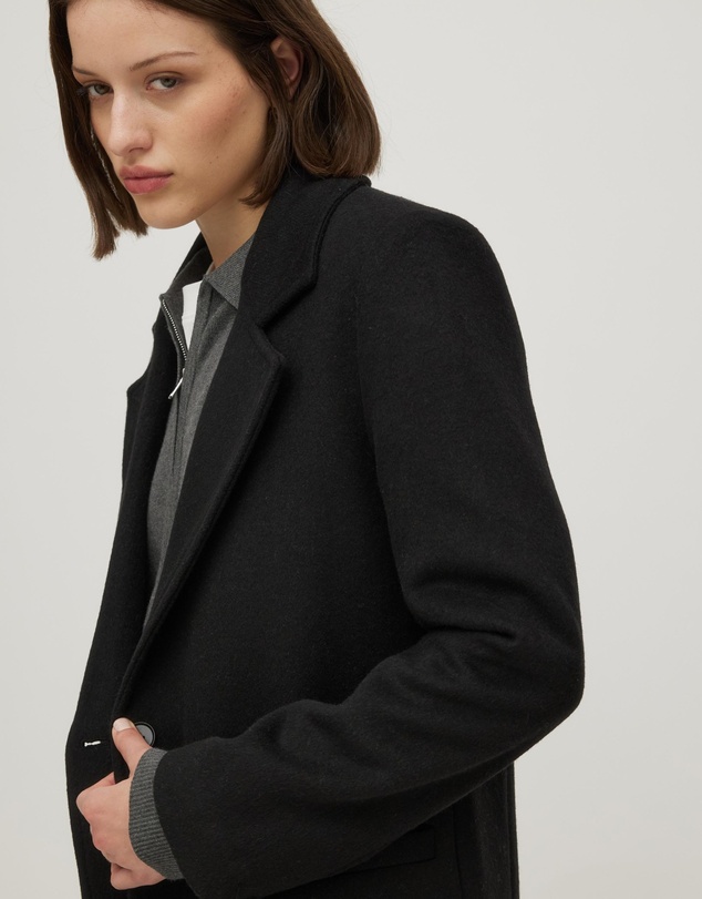 Revibe - Repaired Minima Esenciales Myra Wool Blend Coat - AU 12