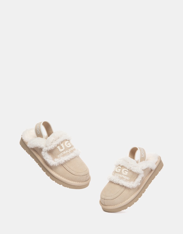 EVERAU - Australian Shepherd Ugg Rilee Kids Cow Suede Upper House Shoes