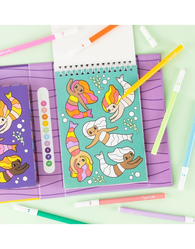 Tiger Tribe - Colour by Numbers Mermaids and Friends