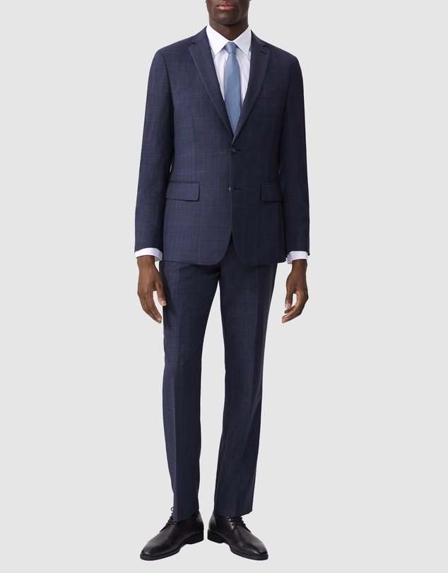 Van Heusen - Wool Blend Check Suit Jacket