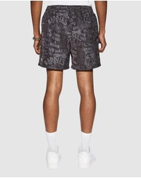 Ksubi - BADDIES BOARDSHORT BLACK