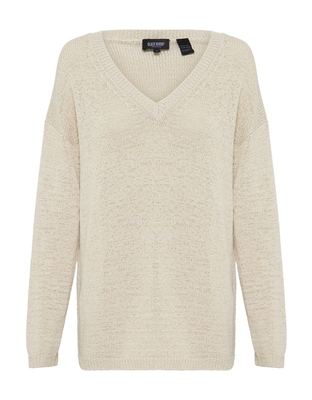 Oxford - Fleur Chunky V-Neck Knit