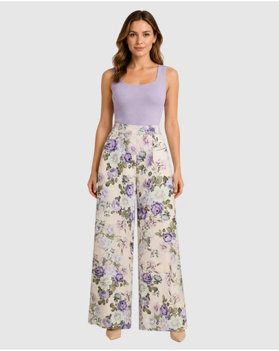 Honey and Beau - Fluerina High Waist Pant