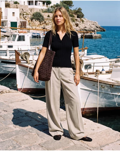 The Fated - Miles Collared Knit Top