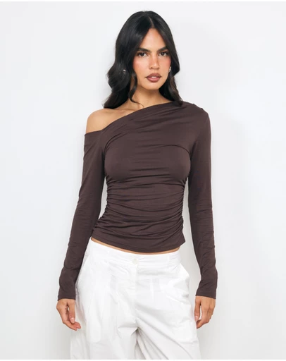 AERE - Kiara Off Shoulder Top