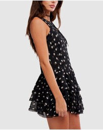 Free People - Raven Printed Mini Dress