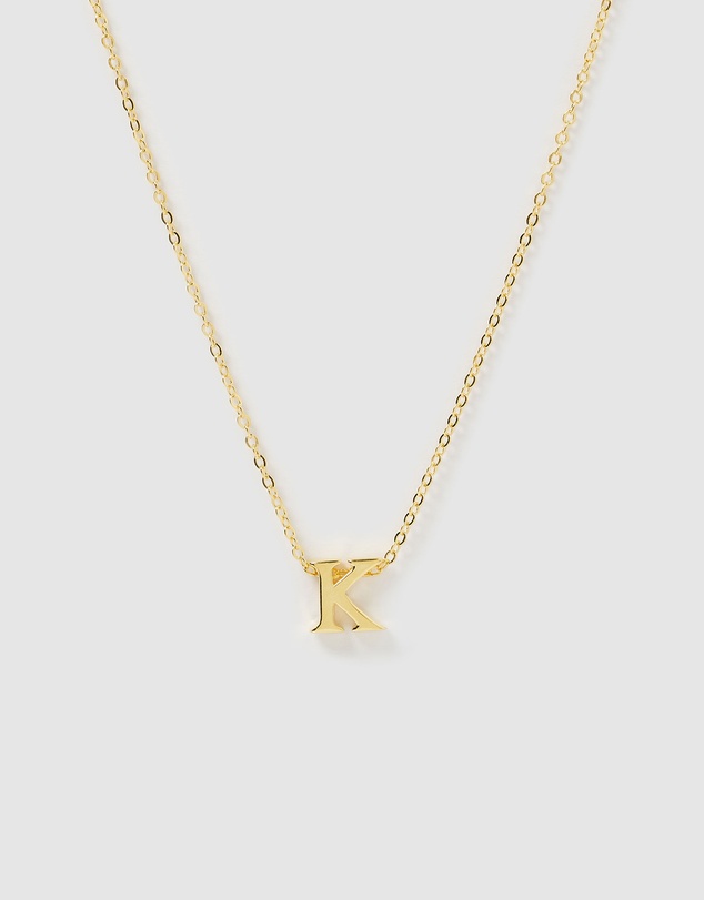 Izoa Kids - Kids Alphabet Letter K Necklace