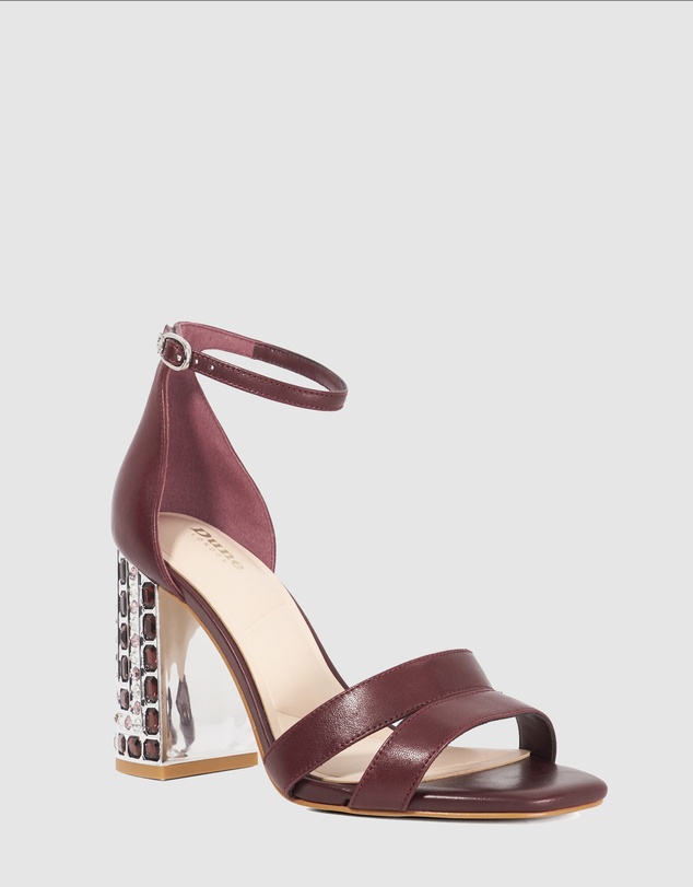 Dune London - Majestical - Burgundy