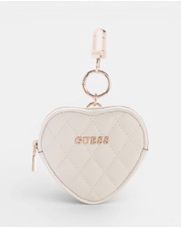 GUESS - Heart Pouch Keychain
