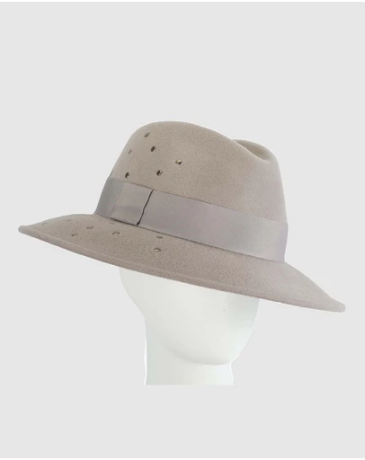 Max Alexander - Winter Felt Grey Fedora Hat