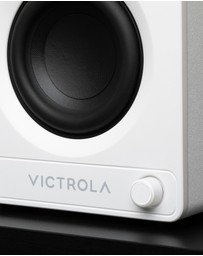 Victrola - Victrola Tempo Bookshelf Speakers - White
