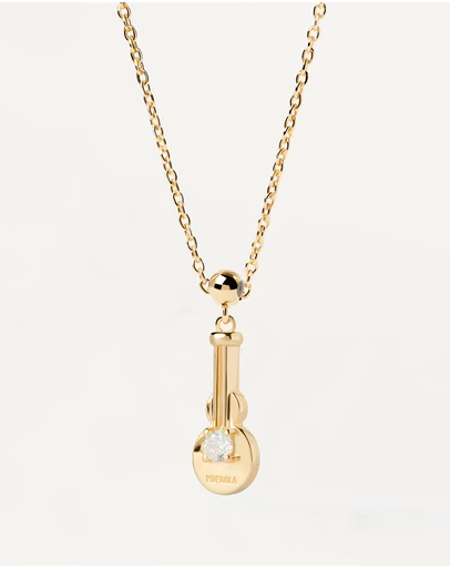 PDPAOLA - Charm Necklace Guitar Charm