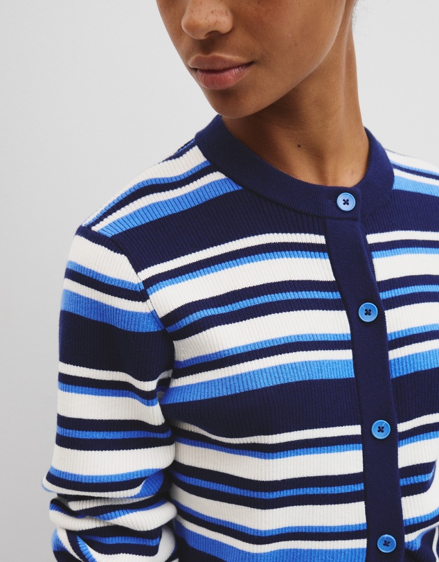 Country Road - Stripe Knit Cardigan