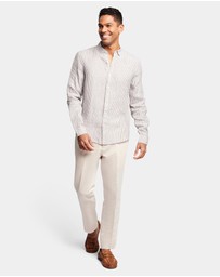 Brooksfield - Fine Striped Linen Shirt