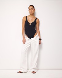 AERE - Bead Detail Swimsuit