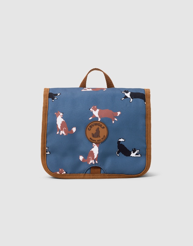 Crywolf - HANGING TOILETRY BAG Collies
