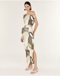 Staple the Label - Ophiele Twist Midi Dress