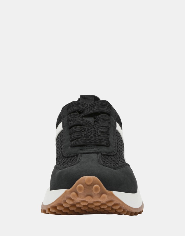 Steve Madden - Dasherr Black Mesh Sneakers
