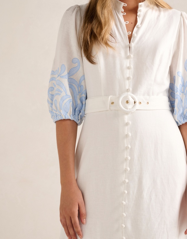 Forever New - Esther Embroidered Midi Dress