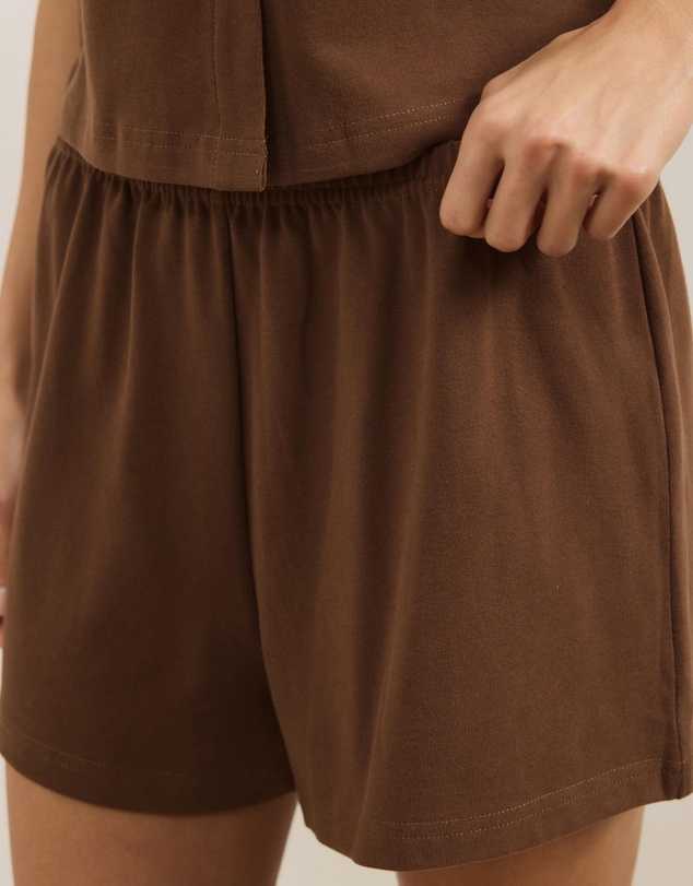 Atmos&Here - Belle Short Sleeve Button Up Shorts Set