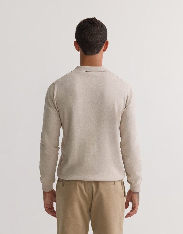 Oxford - Dominic Open Polo Collar Knit