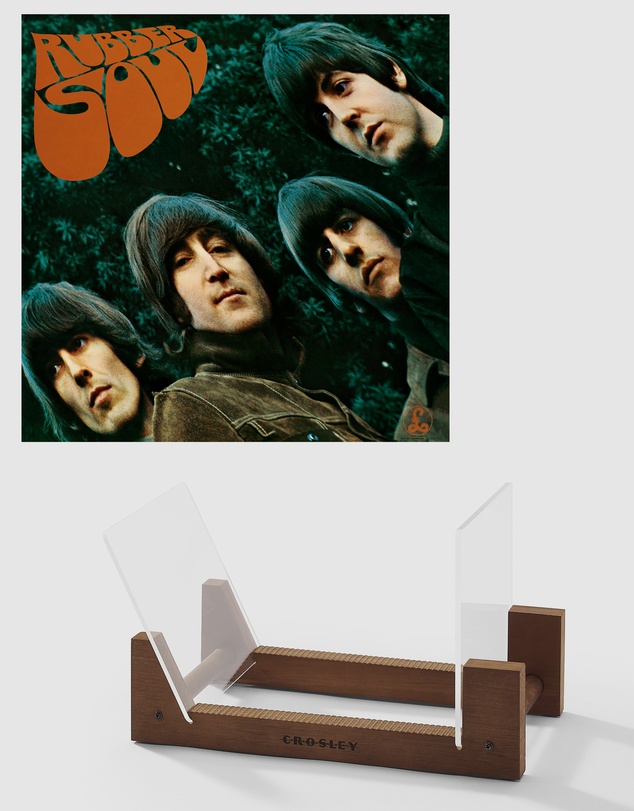 Universal Music - The Beatles Rubber Soul - Vinyl Album & Crosley Record Storage Display Stand