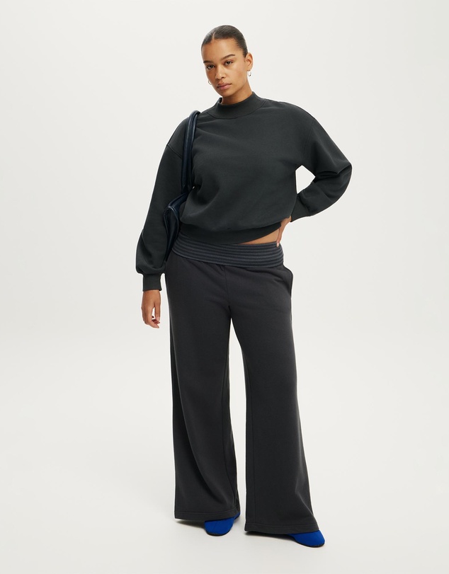 Cotton On - Fold Over Waistband Sweatpant