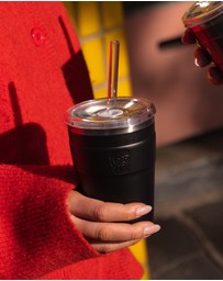 KeepCup - Thermal Cold Cup 12oz Reusable Coffee Cup with Straw Lid