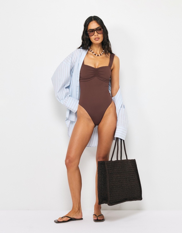AERE - Isla Ruched Bust Swimsuit