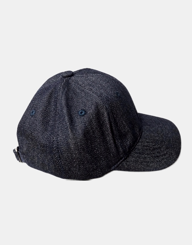 Henry Bucks - BEAUCAIRE Dark Denim Cap Hat INDIGO